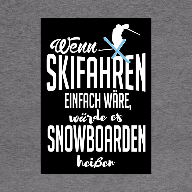 Wenn skifahren einfach wäre (black) by nektarinchen